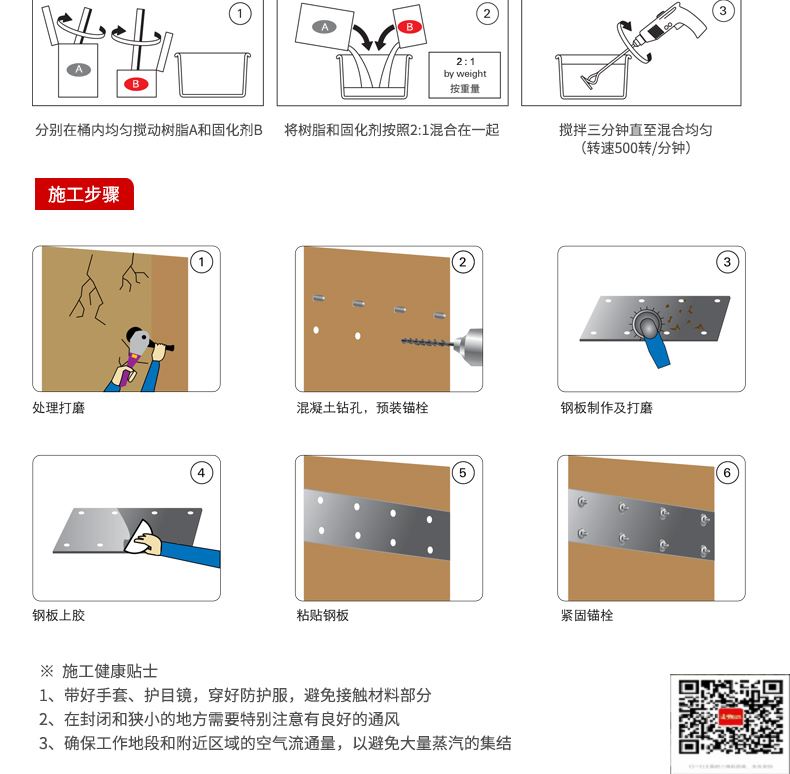 包钢庆云粘钢加固施工过程